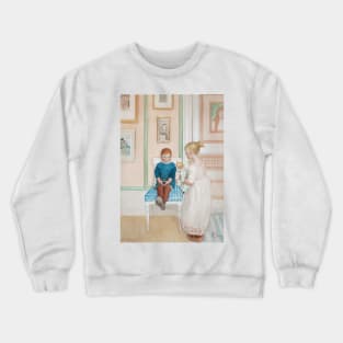 Gunlog: Tell me, is' you afraid of me? by Carl Larsson Crewneck Sweatshirt